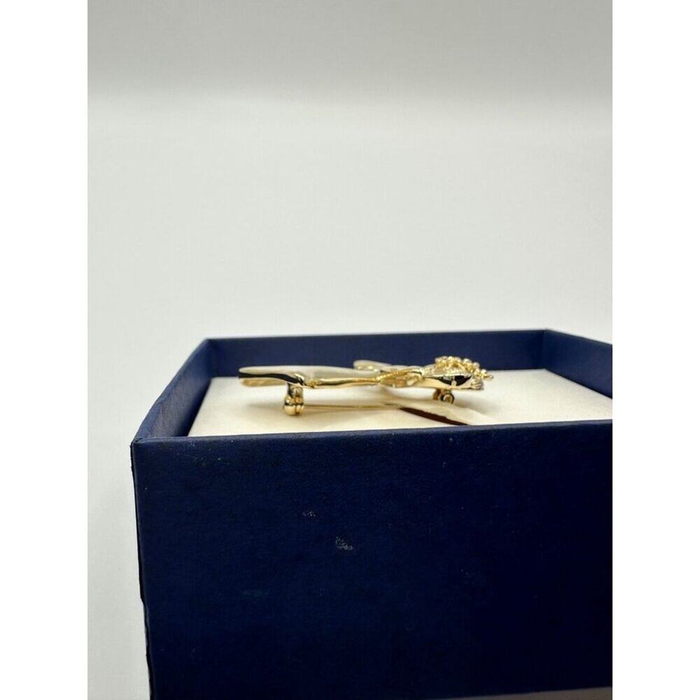 NWT Crazy Horse Liz Claiborne Co. Angel Mother of Pearl Pin Brooch - Picture 5 of 6